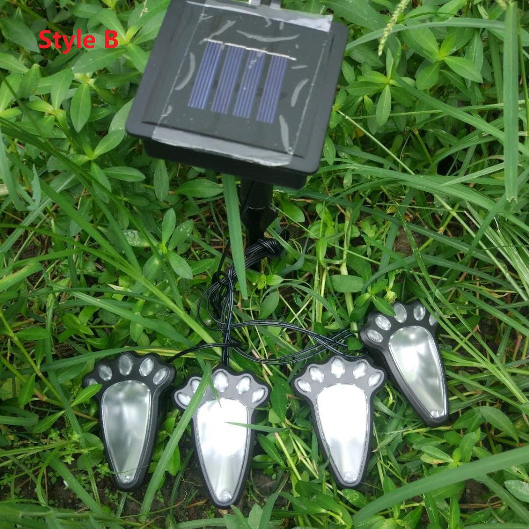 Solar Paw Garden Light