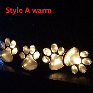 Solar Paw Garden Light