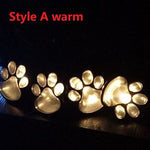 Solar Paw Garden Light